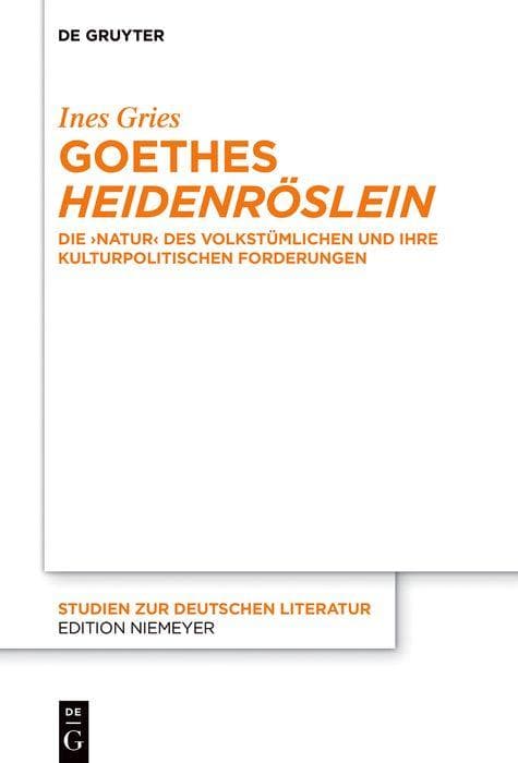 Goethes Heidenröslein