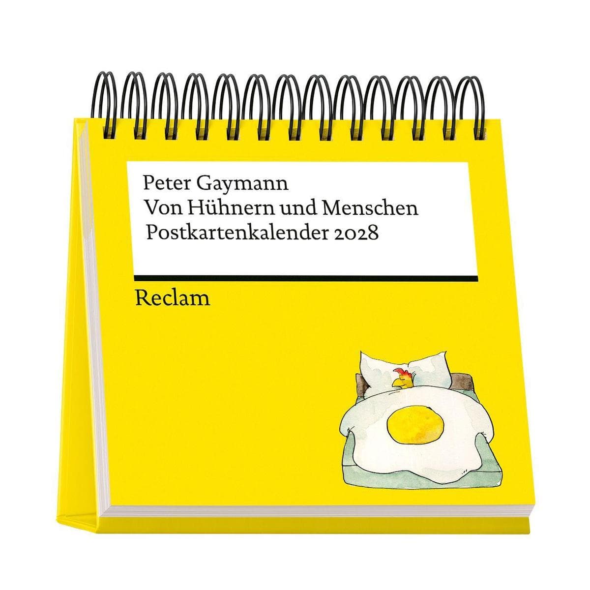 Von Hühnern und Menschen. Postkartenkalender 2028