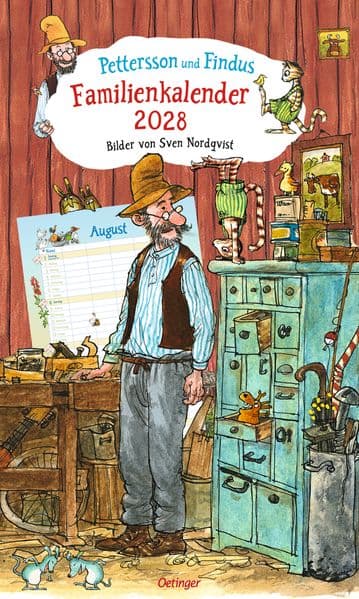 Pettersson und Findus. Familienkalender 2028