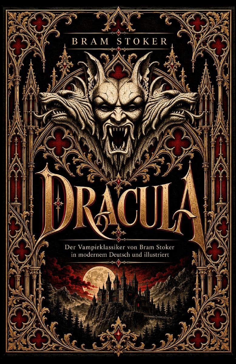 DRACULA Der Vampirklassiker von Bram Stoker - in modernem Deutsch und illustriert