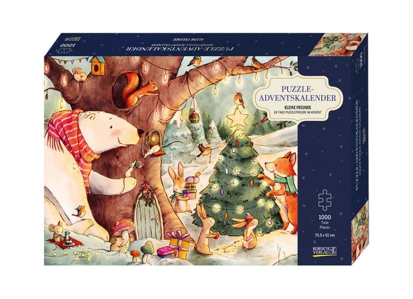 Puzzle-Adventskalender 'Kleine Freunde'