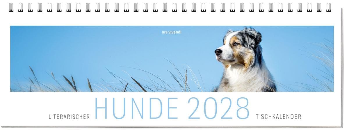 Literarischer HUNDE-Tischkalender 2028