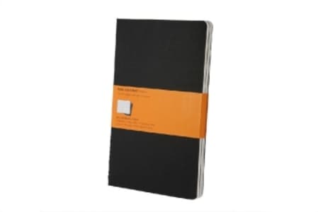 Moleskine Cahier large liniert schwarz DIN A5. 3er Pack