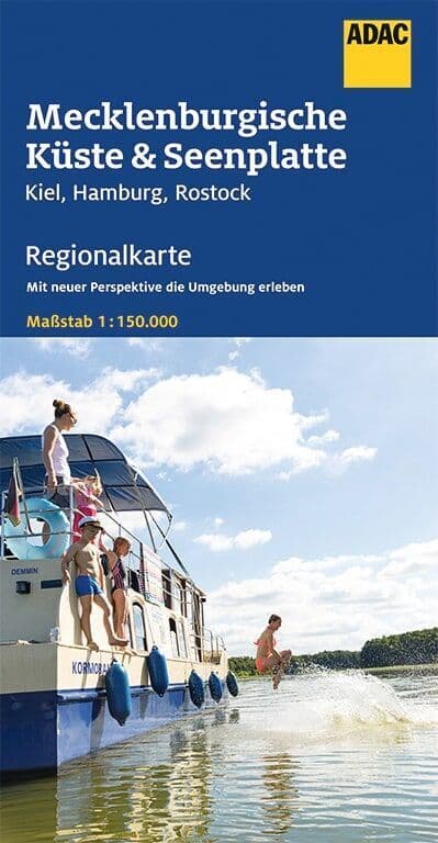 ADAC Regionalkarte Deutschland Blatt 2 Mecklenburgische Küste und Seenplatte