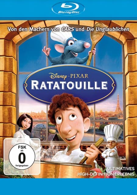 Ratatouille,1 Blu-ray, deutsche, italienische u. englische Version