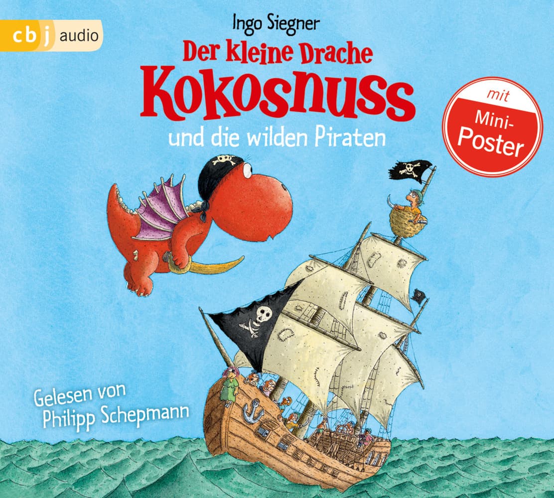 Der kleine Drache Kokosnuss und die wilden Piraten,1 Audio-CD