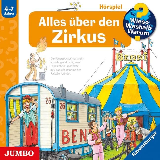 Alles über den Zirkus,1 Audio-CD