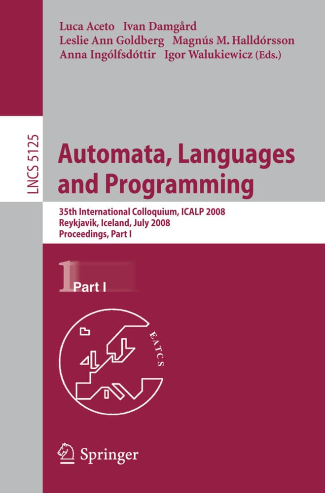 Automata, Languages and Programming