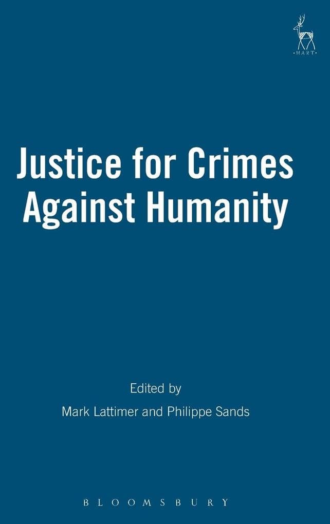 Justice for Crimes Against Humanity