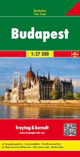 Budapest Stadtplan 1 : 27 500