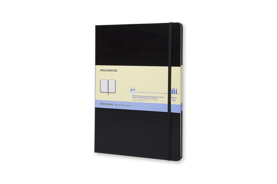 Moleskine Skizzenbuch, A4, 165g-Papier, Hard Cover, Schwarz