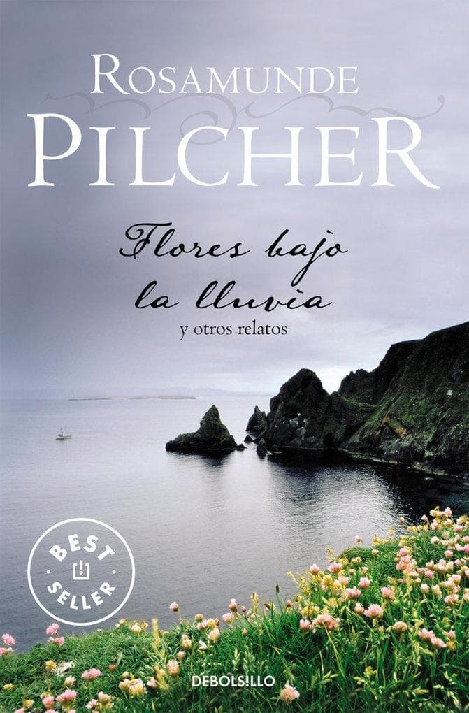 Flores bajo la lluvia