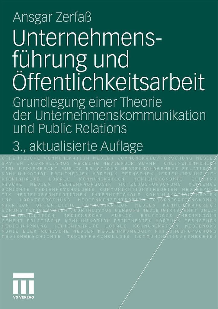 Unternehmensführung und Öffentlichkeitsarbeit