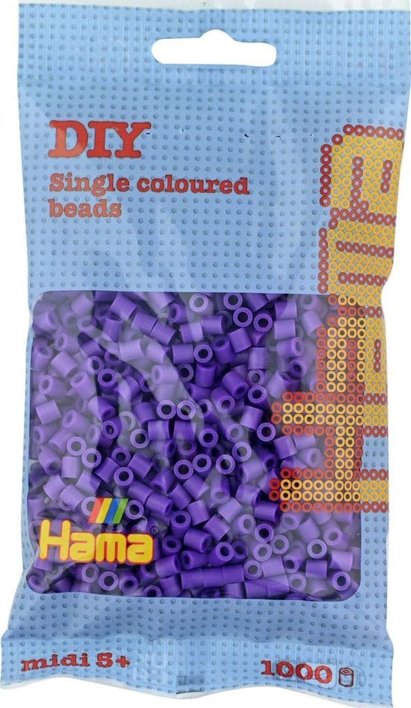 Hama - Perlenbeutel 1000 Stück lila