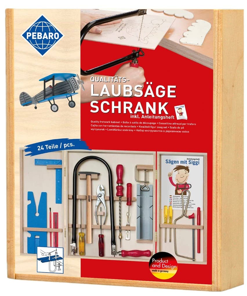 Laubsäge-Schrank, Holz