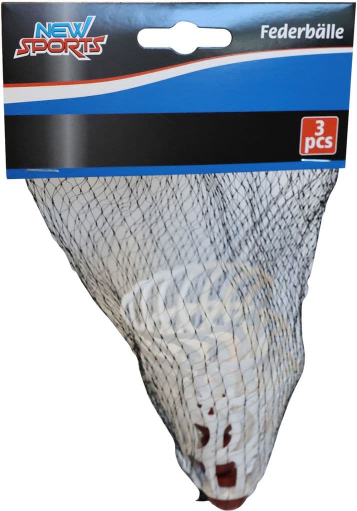 New Sports Aerorecord-Federbälle, 3 Stück