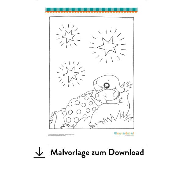 Siebenschläfer Malvorlage