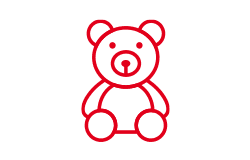 Puppen und Stofftiere