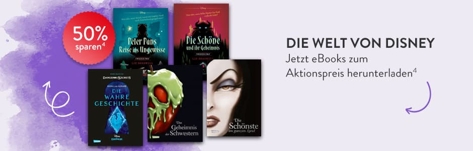 Die Welt von Disney: Jetzt eBooks zum Aktionspreis herunterladen bei Hugendubel