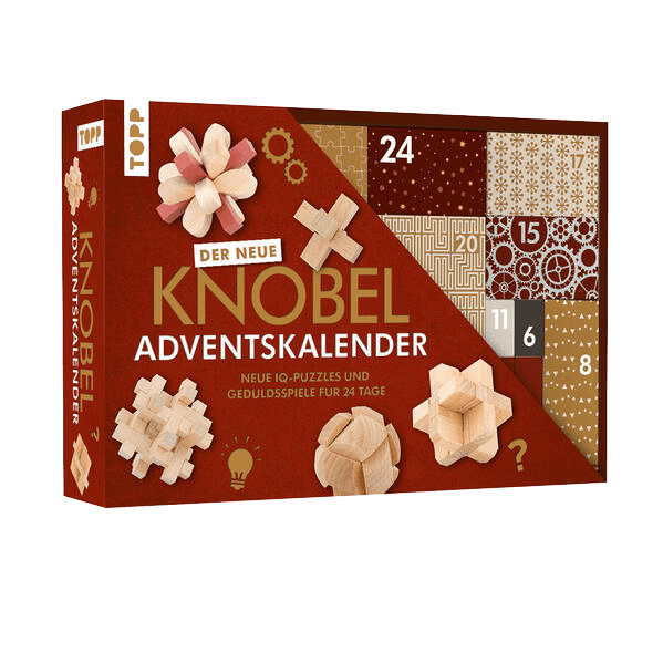 Knobelspiel-Adventskalender - Neue IQ-Puzzles und Geduldsspiele für 24 Tage