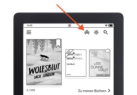 tolino Family Sharing - hier finden Sie den Button!