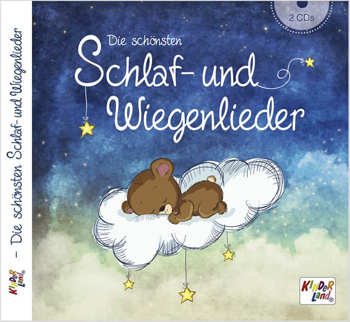 Die schönsten Schlaf- und Wiegenlieder 2CDs; ., 2 Audio-CD,2 Audio-CD
