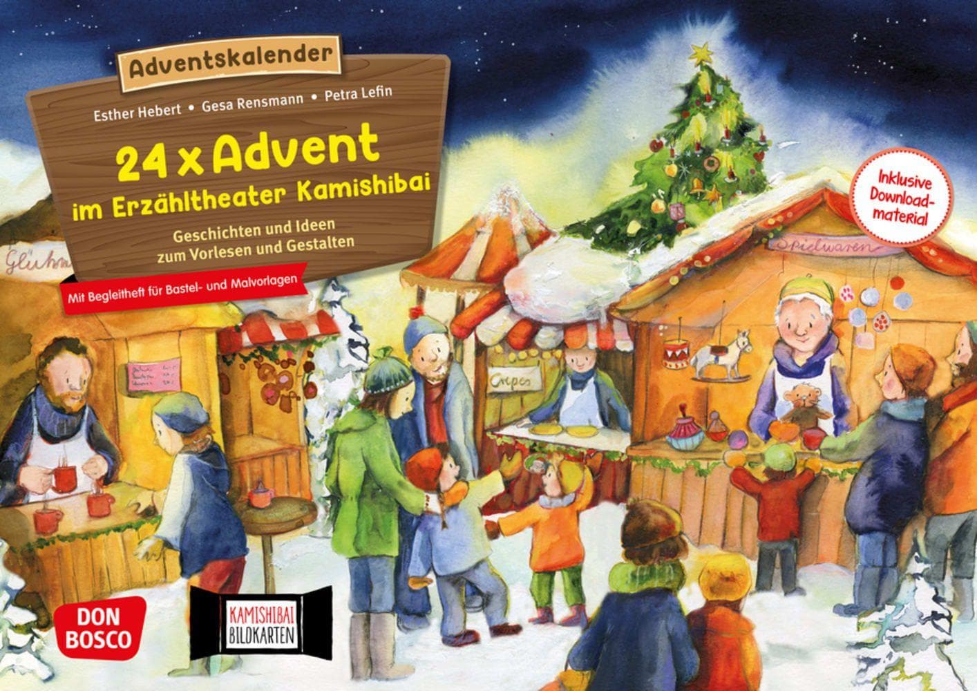 24 x Advent im Erzähltheater Kamishibai. Adventskalender.