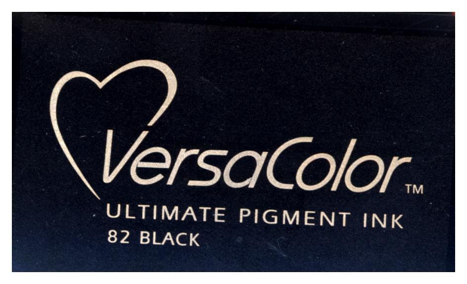 Stempelkissen groß schwarz 9,5 x 6,5 cm