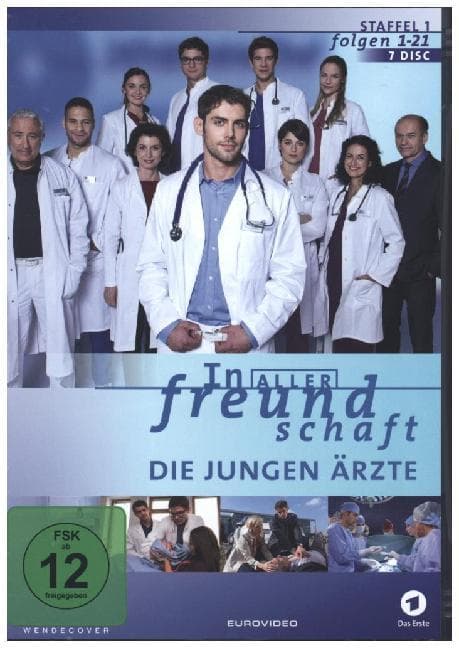 In aller Freundschaft - Die jungen Ärzte. Staffel.1, 7 DVDs,7 DVD-Video