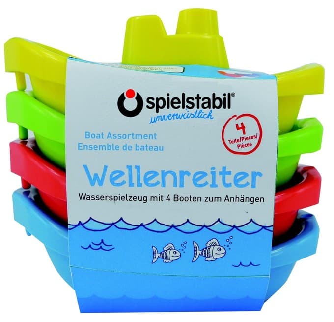 Spielstabil 3725 - Wellenreiter Minibootset, 4er-Set