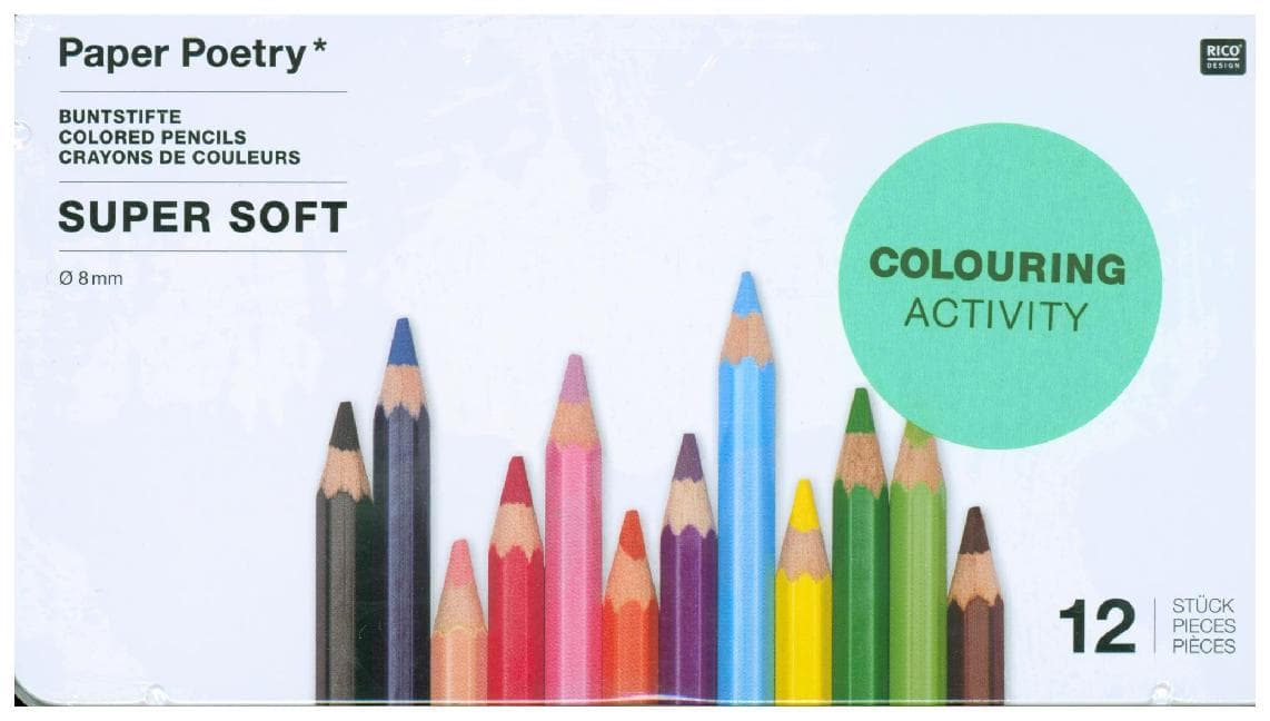 Buntstifte SOFT im Metalletui 12 Stück