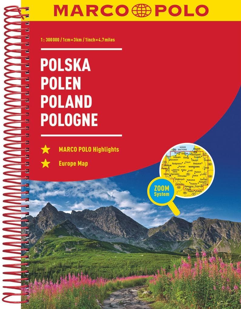MARCO POLO ReiseAtlas Polen 1:300 000