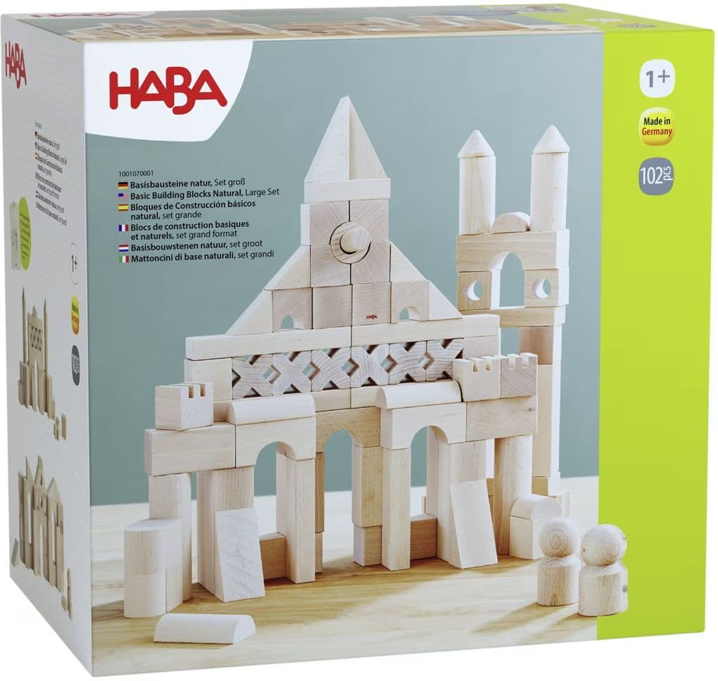 HABA - Basisbausteine natur, Set groß