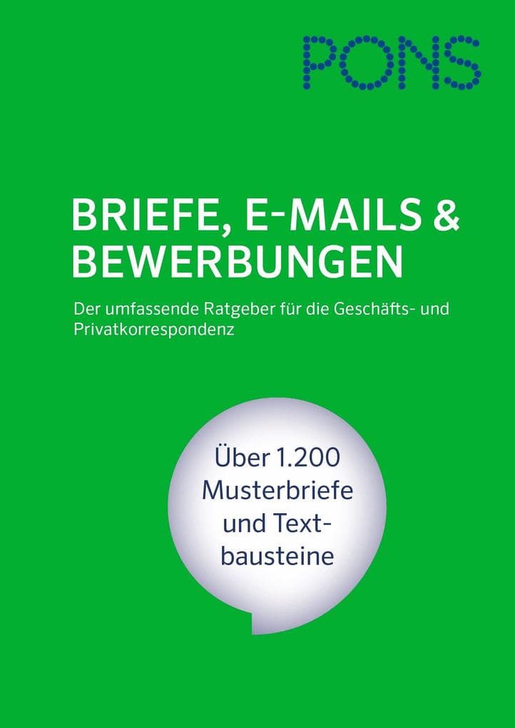 PONS Briefe, E-Mails & Bewerbungen