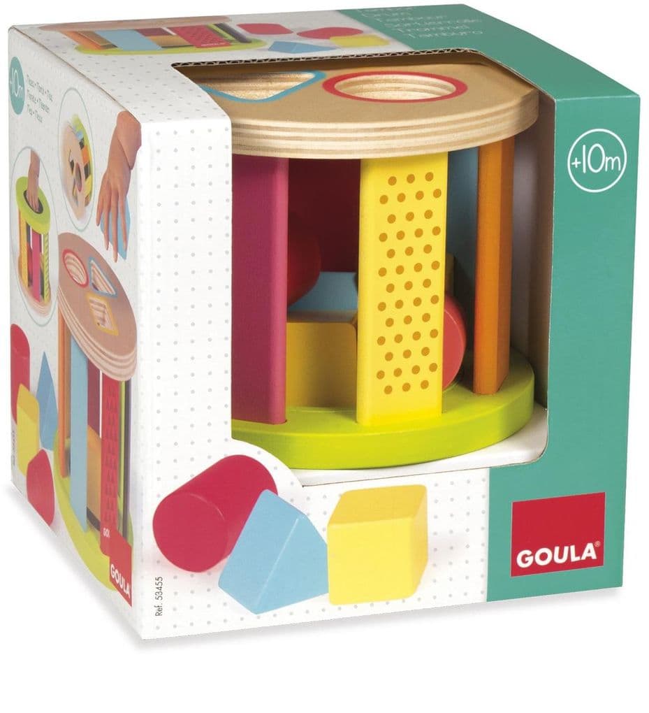 Goula - Geometrische Formen-Steckspiel Trommel