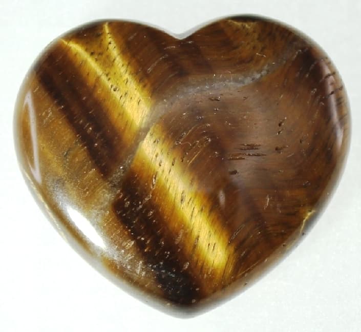 Taschenstein Herz Tigerauge