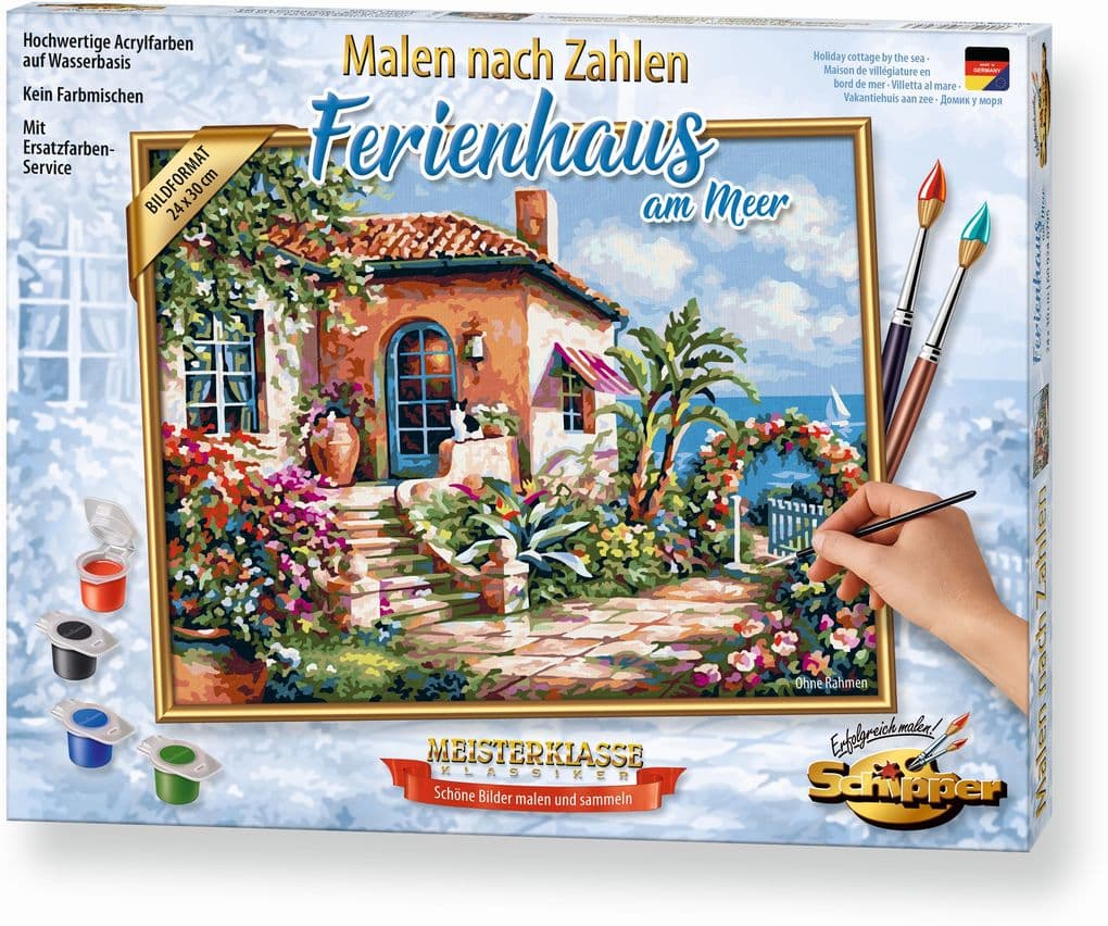 Schipper Malen nach Zahlen - Ferienhaus am Meer