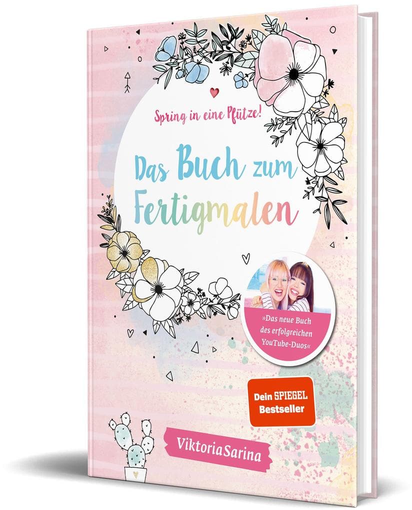 Spring in eine Pfütze! Das Buch zum Fertigmalen