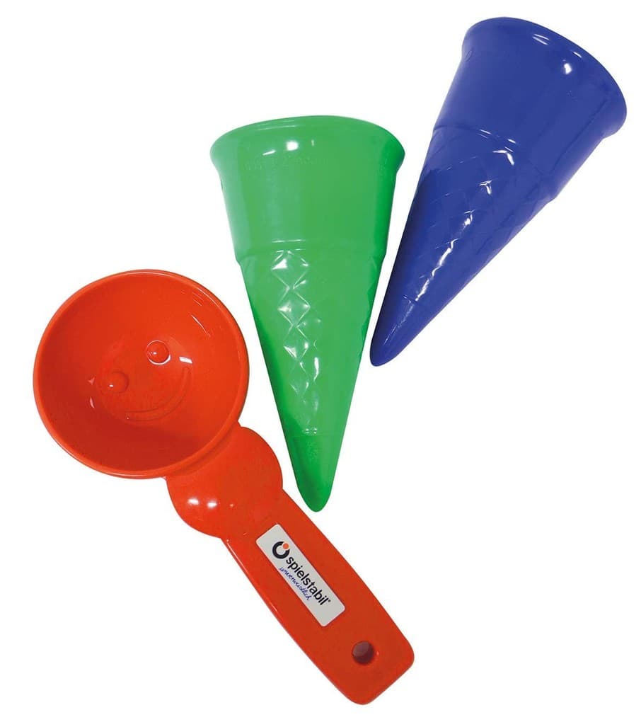 Spielstabil 7545 - EIS-Duo Classic, 3-teilig im Netz, Sandspielzeug