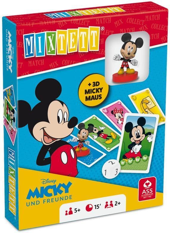 ASS Altenburger Spielkarten - Mixtett - Disney Mickey Mouse & Friends Set 1, Mickey