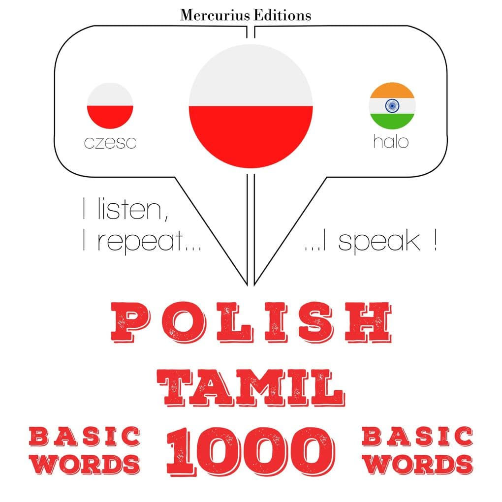Polski - Tamil: 1000 podstawowych sów