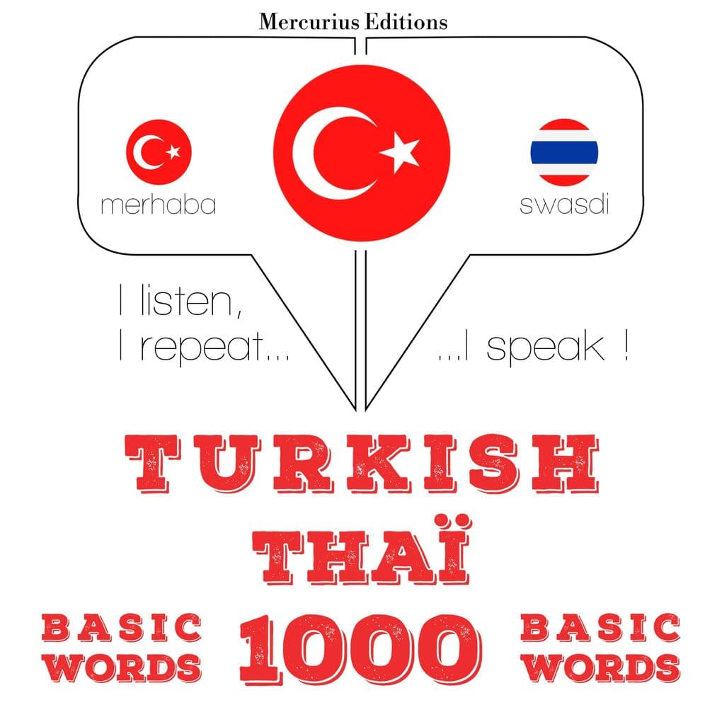 Türkçe - Tayca: 1000 temel kelime