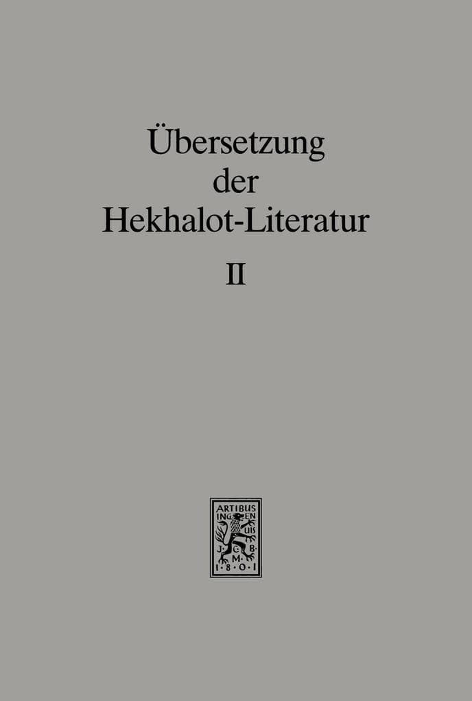 Übersetzung der Hekhalot-Literatur