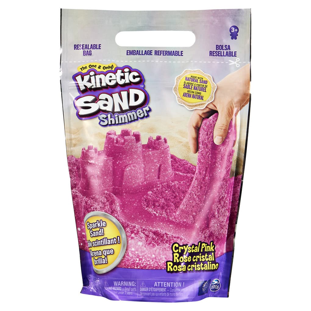 Spin Master - Kinetic Sand - Glitzer Sand Crystal Pink (907g)