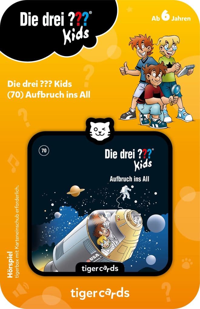 tigercard - Die drei ??? Kids - Folge 70: Aufbruch ins All
