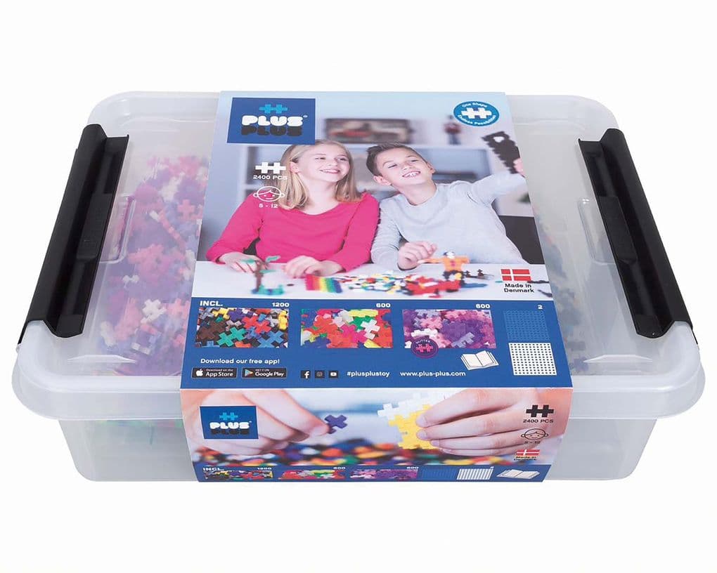 Plus-Plus - 2400 Kreativ Bausteine BOX