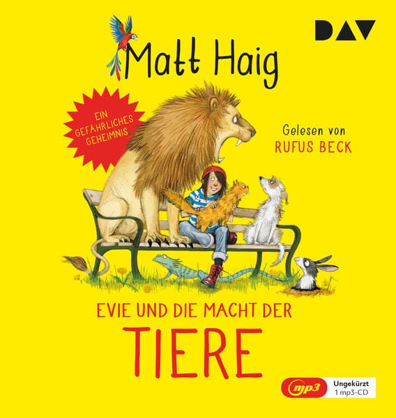 Evie und die Macht der Tiere,1 Audio-CD, 1 MP3