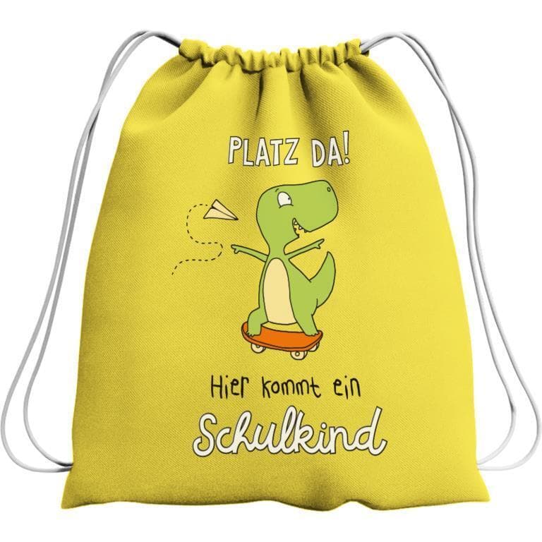 Sportbeutel Dino mit Kordelzug