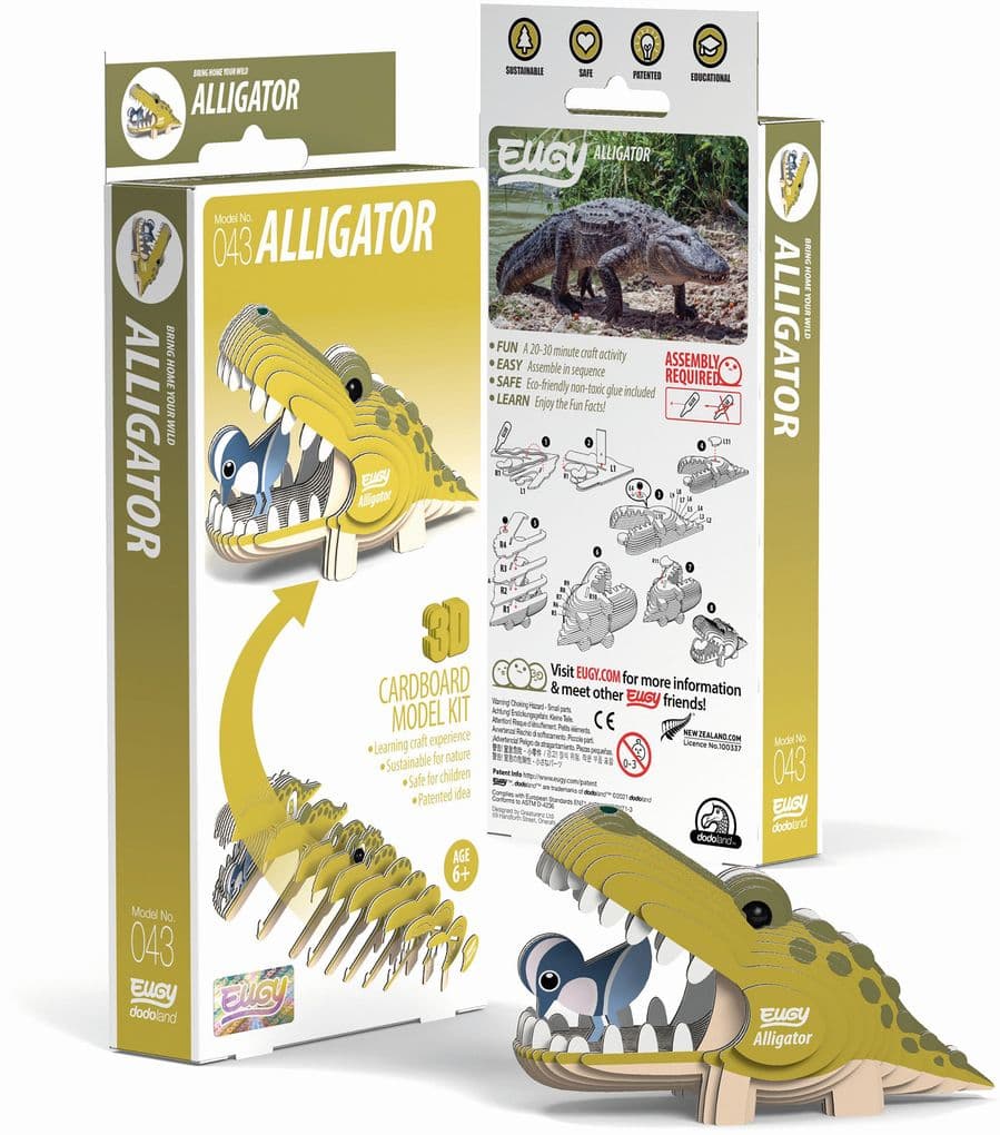 Eugy - 3D Bastelset Alligator