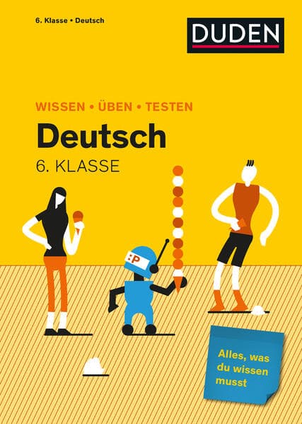 Wissen - Üben - Testen: Deutsch 6. Klasse